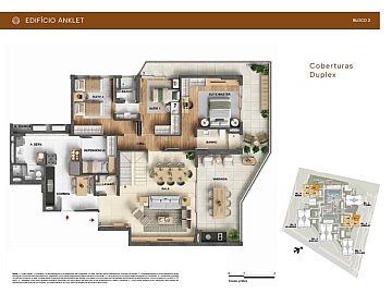 Cobertura Duplex Exclusiva no ORO � 4 Su�tes | Sol da Manh�